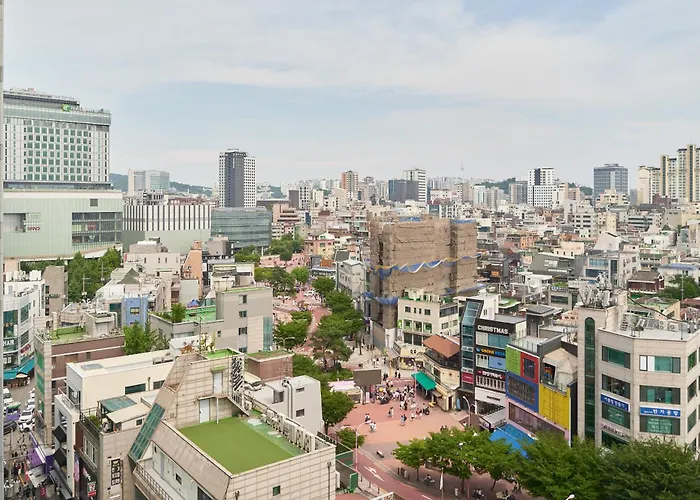 公寓 I10 Hongdea Fantastic View Good Location 首爾